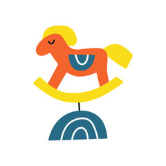 Doodle colorful kids pony toy.