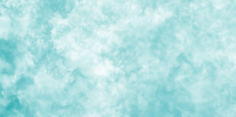 Grunge image of blue sky Soft spot watercolor paint Tiffany blue hand drawn. Beautiful abstract watercolor background. watercolor smoky design background texture. perfect for invitation background.