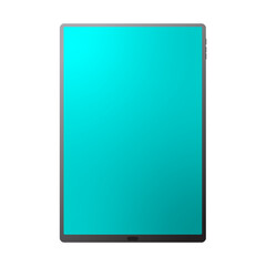 Obraz na płótnie Canvas Vector image of a tablet on a white background