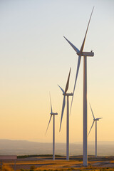 Wind turbine generators for clean electricity production © WINDCOLORS