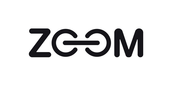 zoom logo in white background