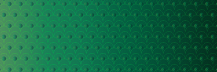 Abstract green and black gradient circle background vector.  cards, flyers, brochures, posters, banners, presentation, etc.