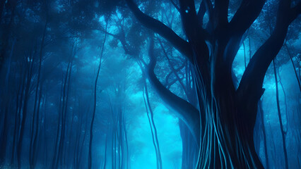 Obraz premium Art of giant tree in the forest