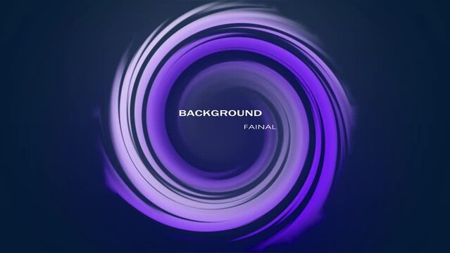 A abstract color light circle animation on the background ..