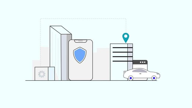 Flat Animation, City Animation, 