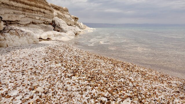 Totes Meer in Jordanien, Salzkristalle