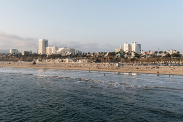 Naklejka premium spiaggia venice beach 