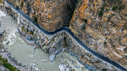 Road through the mountains