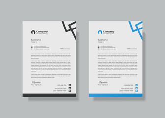 Corporate Modern Simple Unique Letterhead Design bundle Creative Letterhead Design Template for your Project.