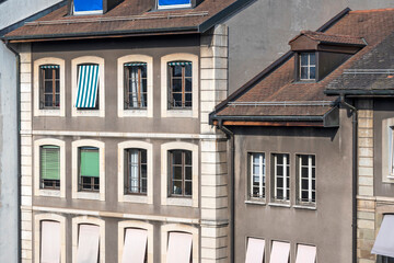 Old town of city of Geneva, Switzerland