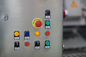 control box of automated food processing machine