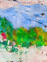 Old grungy concrete cement wall Abstract paint grunge background Aged dirty and stained cement wall
