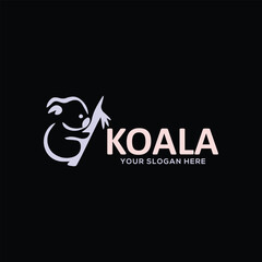 koala logo design vector © awaisi