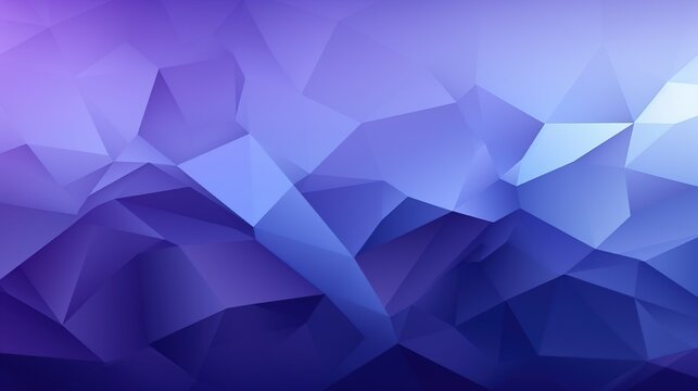 Abstract purple Blue Cyan Low Poly Background. AI generated image