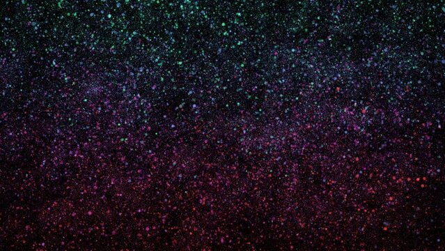 Abstract Motion Background with Waving Colorful Spheres