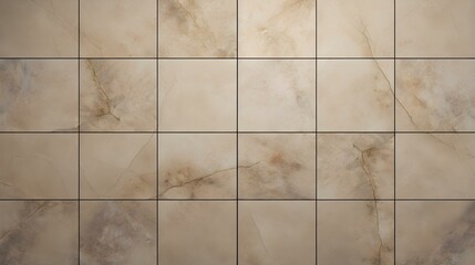 Pattern of Marble Tiles in khaki Colors. Top View