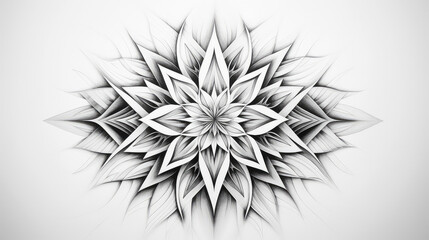 floral symmetrical abstract background