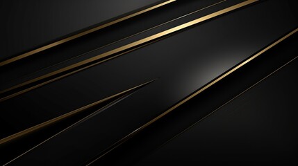 Modern Dark hexagonal carbon fiber with golden luminous lines and highlights background.AI generated image