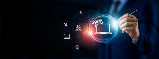 Online Learning. E-Learning Webinars, Personal Development, and Professional Qualifications via Digital Skill-Building Courses.