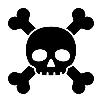 recommend clip art: 骸骨と骨のシンボル