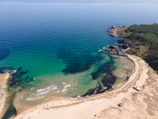 Silistar beach near village of Rezovo, Bulgaria
