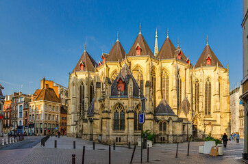 Eglise Saint-Maurice Roman Catholic church Neo-Gothic architecture style building on Rue...