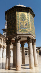 Obraz premium Dome of the Treasury of Umayyad Mosque in Damascus, Syria