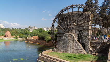 Norias of Hama. Syria