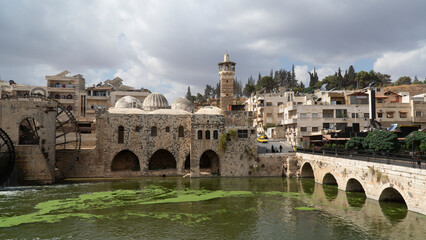 Fototapeta premium Norias of Hama. Syria