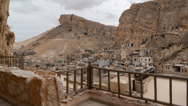 Maaloula city view, Syria