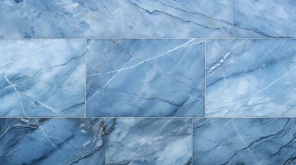 Pattern of Marble Tiles in sky blue Colors. Top View