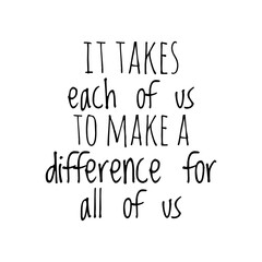 ''Unity makes strength'' Concept Sign