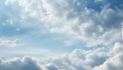 Obraz premium A Cloudy Sky Background For A PowerPoint Slide Sky Wallpaper AI Generative