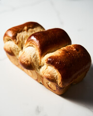 Korean Milk Bread. Bread with milk, sugar, egg and butter. Very soft and Puff 