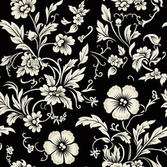 Victorian Era Floral Lace Pattern