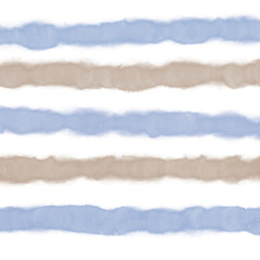 Blue Brown Stripe Hand Drawn Background
