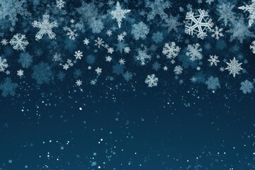 Fototapeta premium an image of blue snowflakes