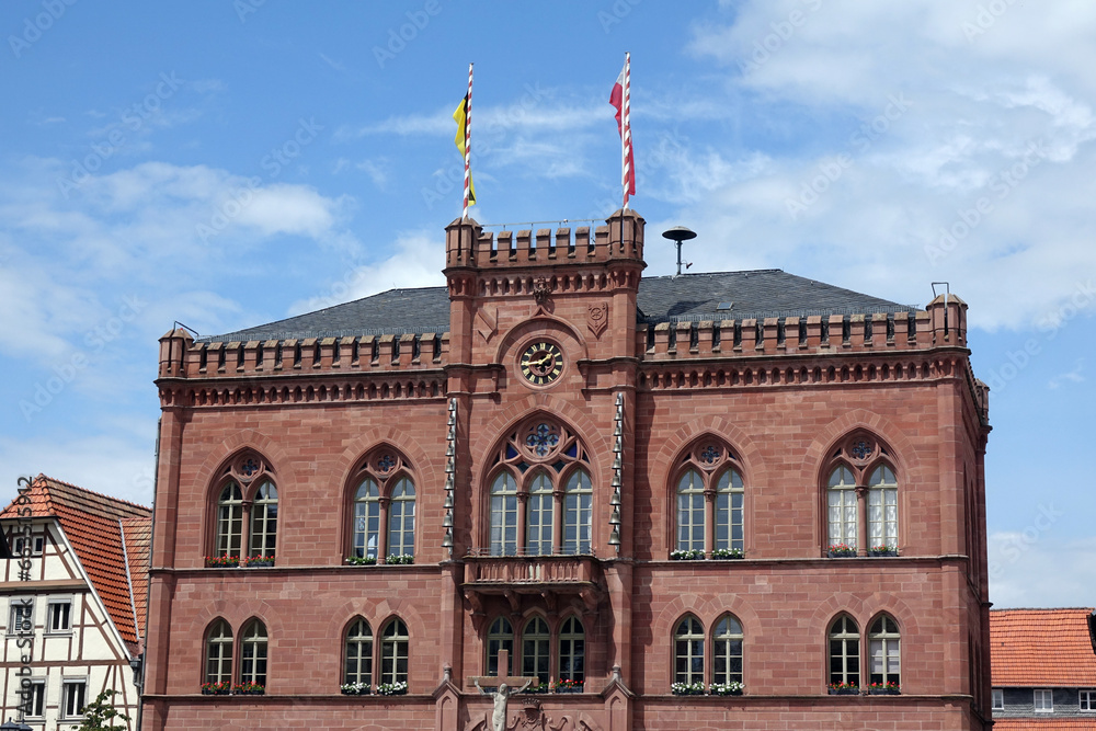 Canvas Prints rathaus in tauberbischofsheim