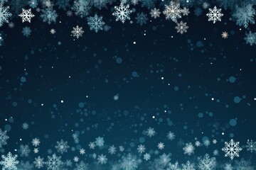 Fototapeta na wymiar an image of blue snowflakes