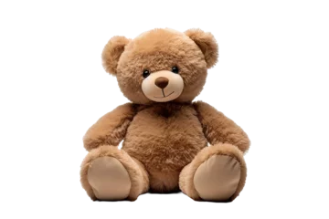Fotobehang teddy bear isolated on white background © Roland