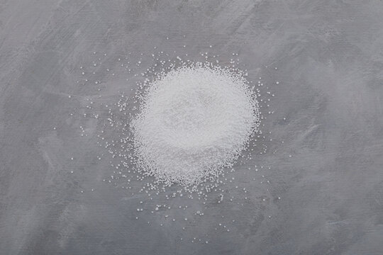Pile of Sodium percarbonate powder. As an oxidizing agent, sodium percarbonate is an ingredient in number of home and laundry cleaning products, including non-chlorine bleach products.