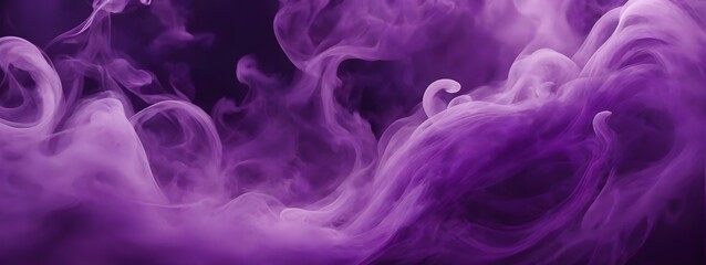 Obraz premium Purple Smoke Background Abstract Smoke Wallpaper Blue Smoky Cloud Illustration AI Generative