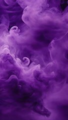 Obraz na płótnie Canvas Purple Smoke Background Abstract Smoke Wallpaper Blue Smoky Cloud Illustration AI Generative