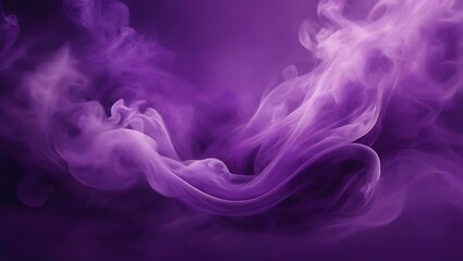 Purple Smoke Background Abstract Smoke Wallpaper Blue Smoky Cloud Illustration AI Generative