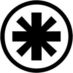 Fototapeta premium cross icon