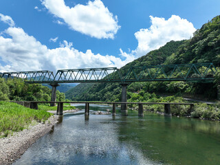 高知県四万十町　第一三島沈下橋