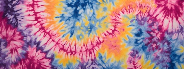 A Vibrant And Eye Catching Tie Dye Background Pattern Resembling A Tie Dye Texture AI Generative
