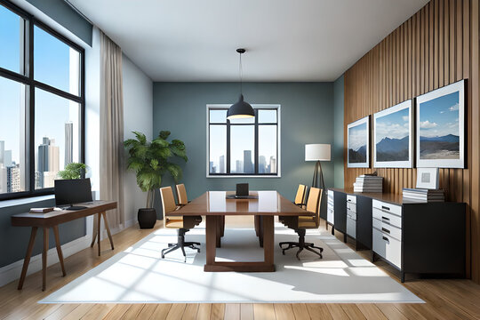 Apartment Room interior Modern Ai generated image
