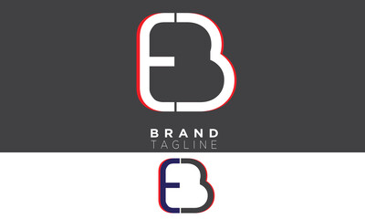 EB Alphabet letters Initials Monogram logo 