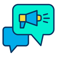 Lineal color Real Estate Chat icon